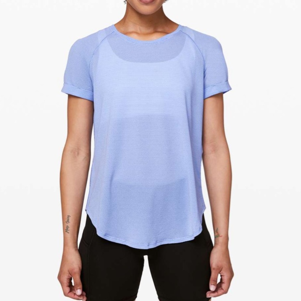 Lululemon Open Up Tie Back Tee